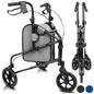 Black 3 Wheel walker rollator