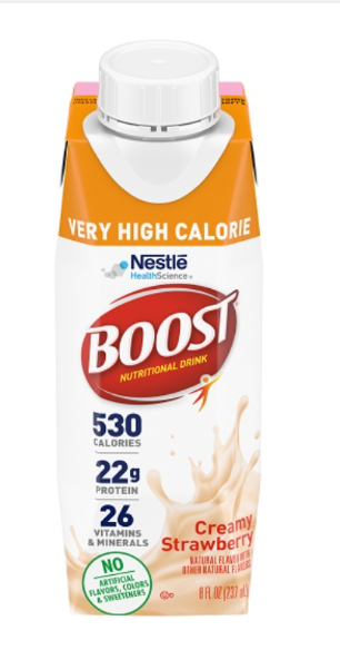 NCN-016972 BOOST 1.0 Cal Rich Strawberry 8 oz