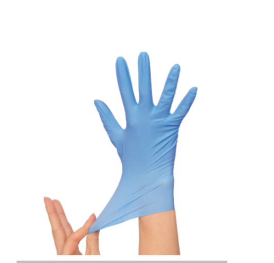 IF35-M Exam Powder Free Blue Nitrile Medium
