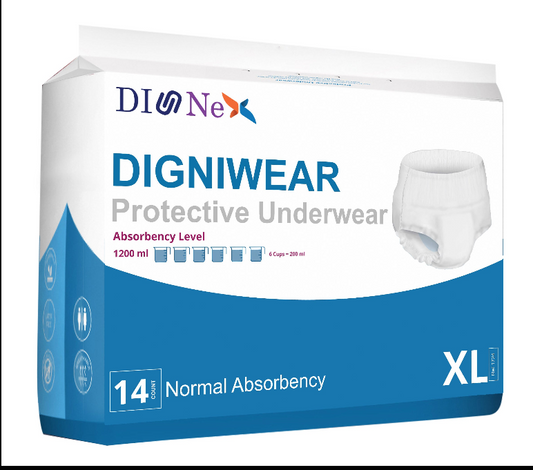 DGP 1020-Dignex Digniwear PullUps XLarge 14pcs/4bgs/cs