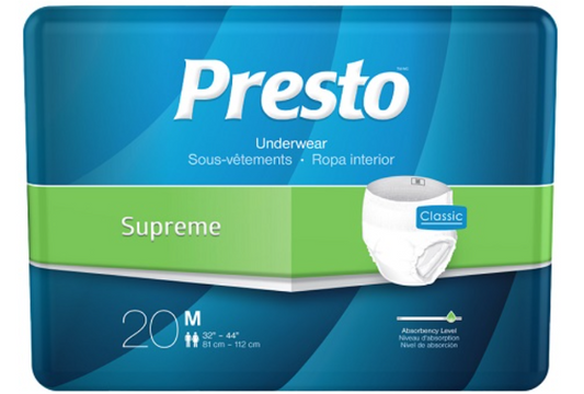 AUB23020 PRESTO PROTECTIVE UNDERWEAR MEDIUM