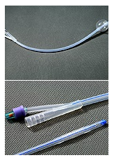 AMS-AS41018S  CATHETER FOLEY 100% SILICONE 18FR X 5CC 10/BX (RX)-DS